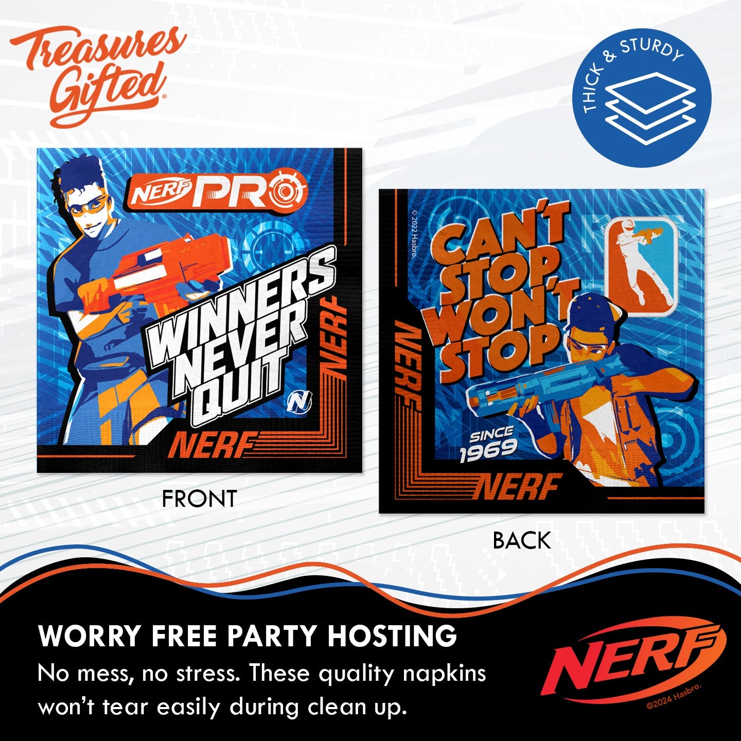 Nerf Napkins - Nerf Party Supplies