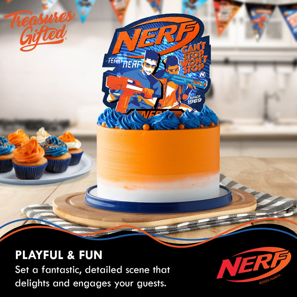 Nerf Cake Topper - Nerf Party Supplies