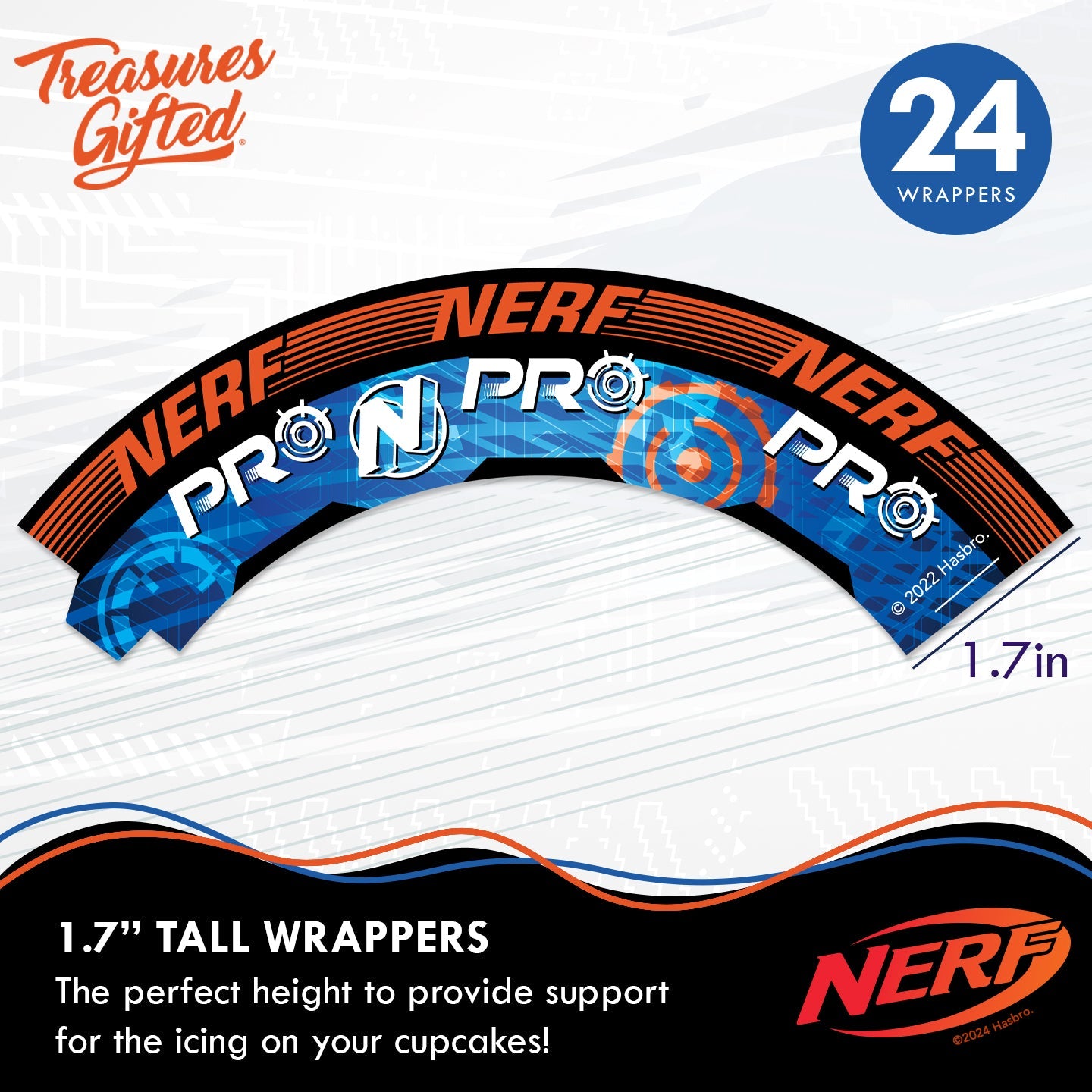Nerf Cupcake Toppers & Nerf Cupcake Wrappers