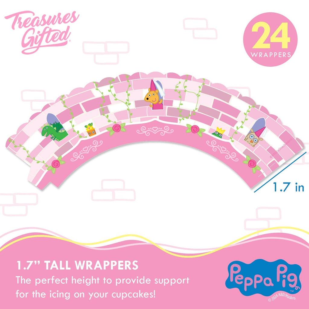 Princess Peppa Pig Cake Topper & Princess Peppa Pig Cupcake Toppers Kit