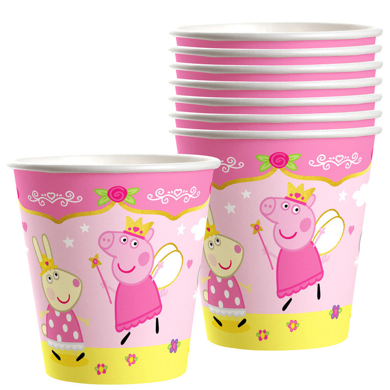 Princess Peppa Pig Cups - Princess Peppa Pig Party Supplies