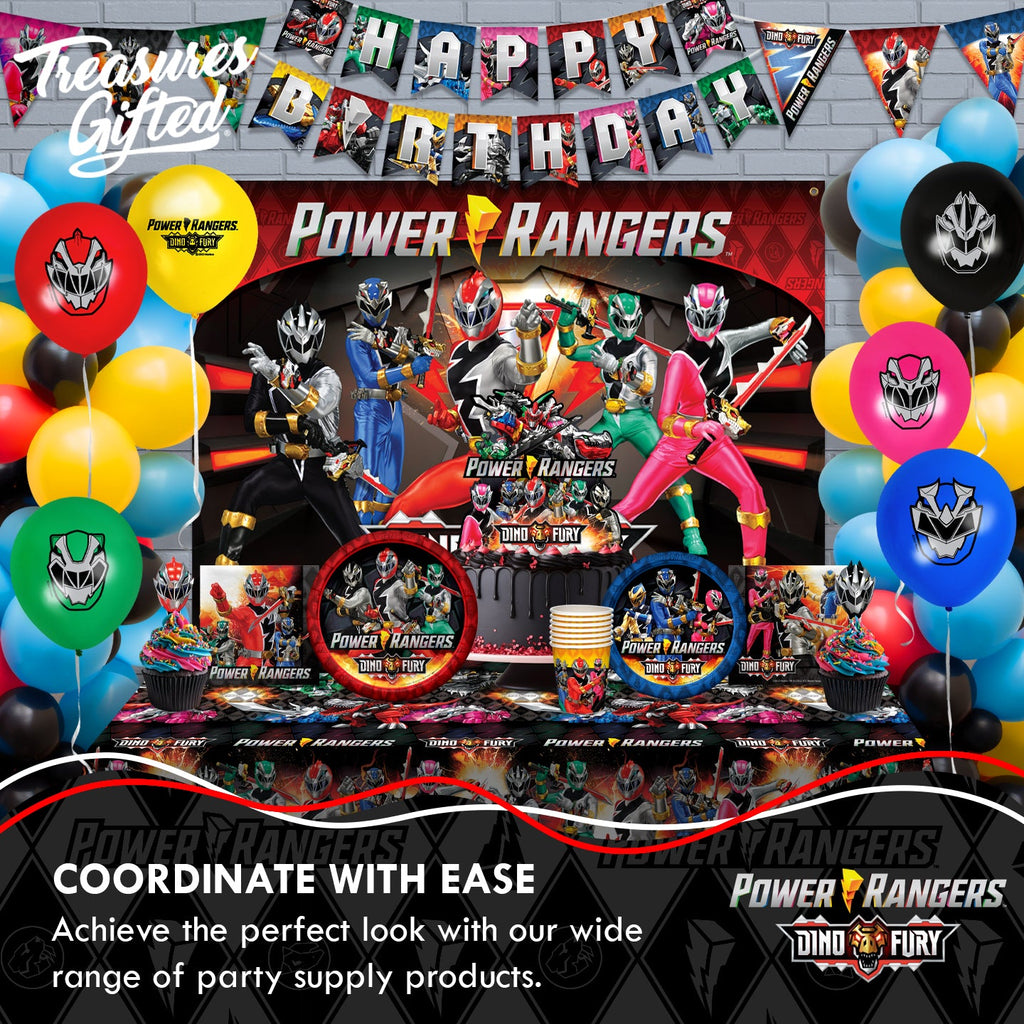 Power Rangers Birthday Banner - Power Rangers Party Supplies