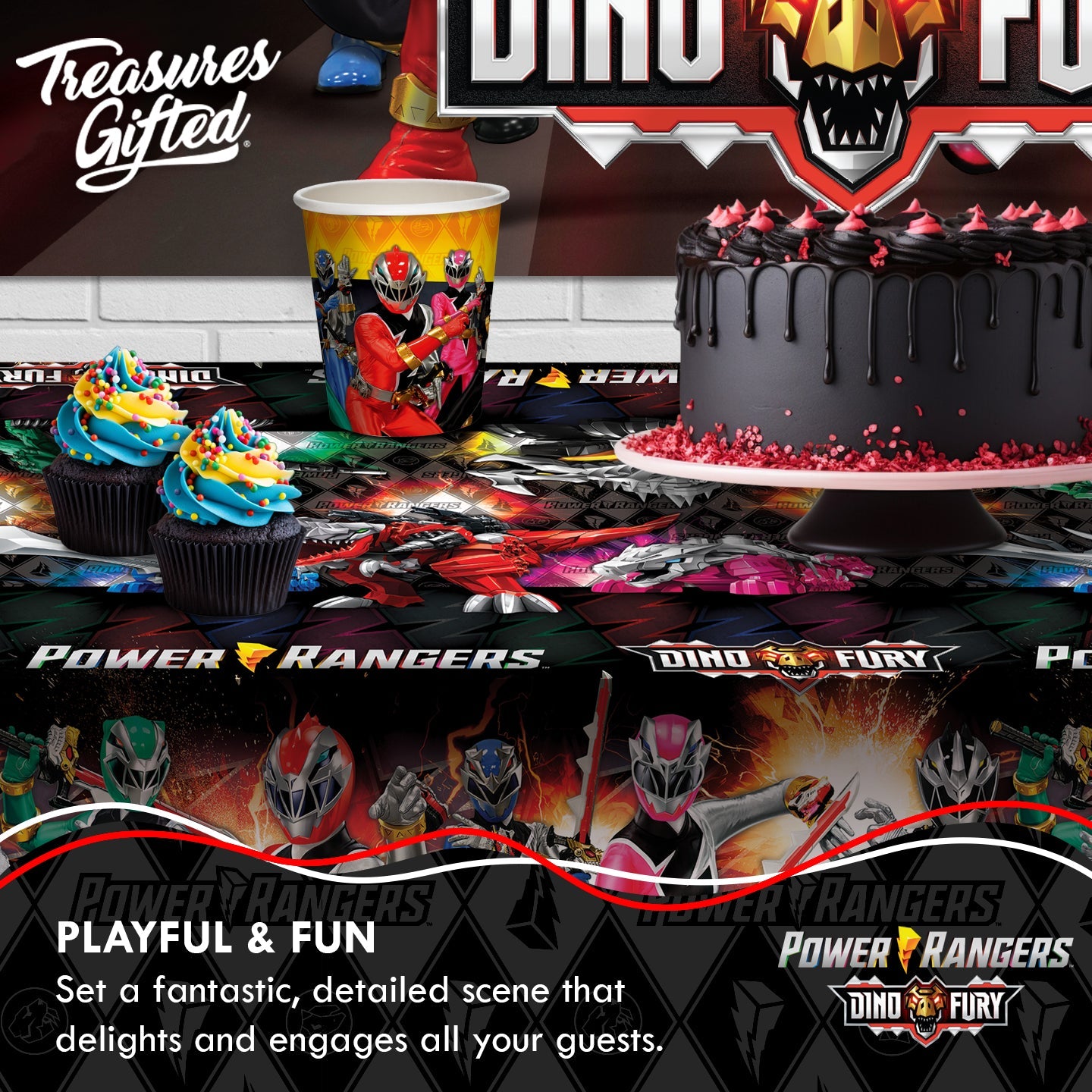 Power Rangers Tablecloth - Power Rangers Party Supplies