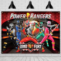 Power Rangers Birthday Backdrop - Power Rangers Party Supplies