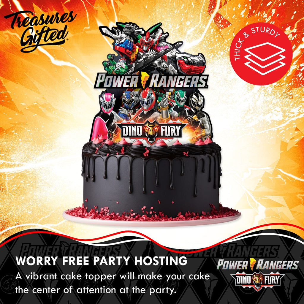 Power Rangers Cake Topper - Power Rangers Party Supplies