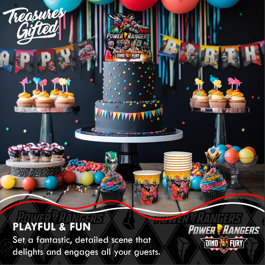 Power Rangers Cake Topper - Power Rangers Party Supplies