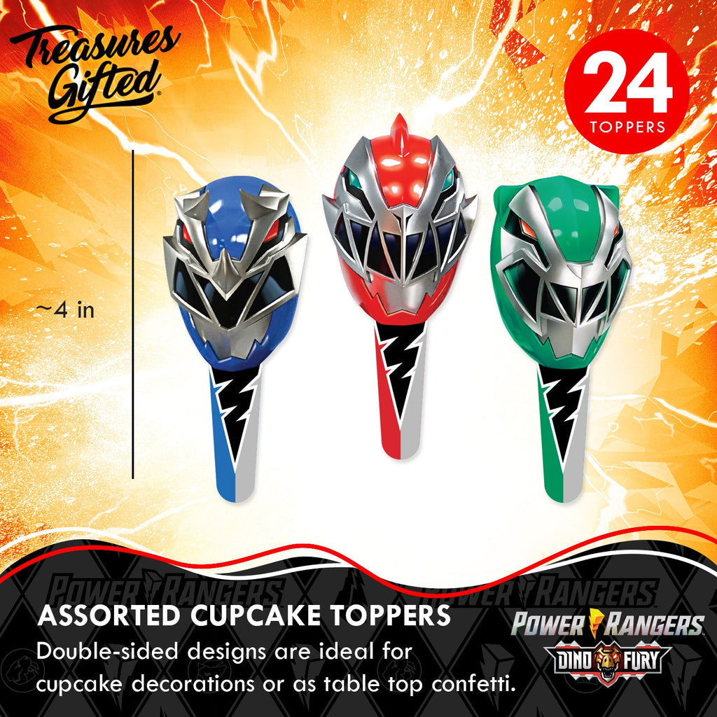 Power Rangers Cupcake Toppers & Power Rangers Cupcake Wrappers
