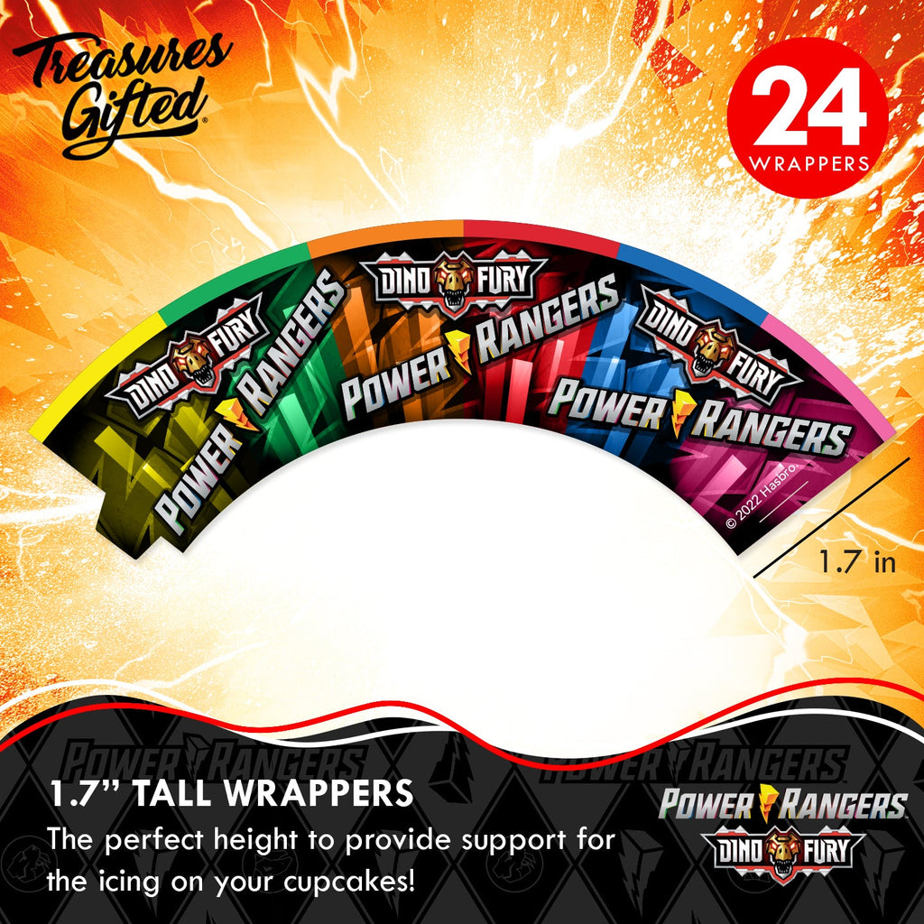 Power Rangers Cupcake Toppers & Power Rangers Cupcake Wrappers
