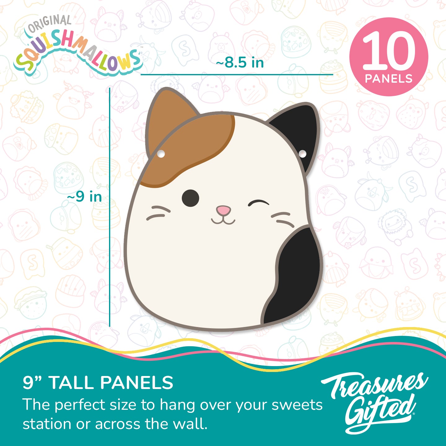 Squishmallows Banner & Pennants Kit - Squishmallows Party Decorations
