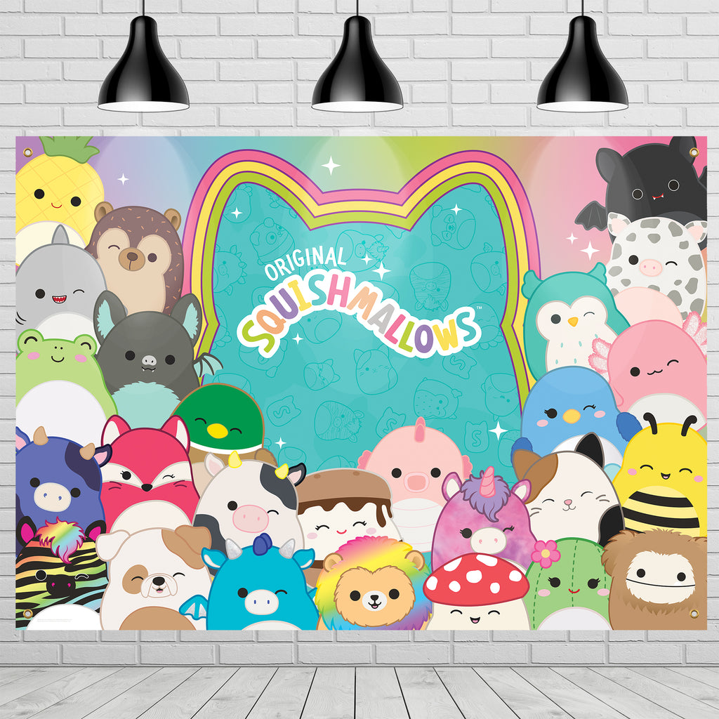 Squishmallows Backdrop - Squishmallows Party Decorations