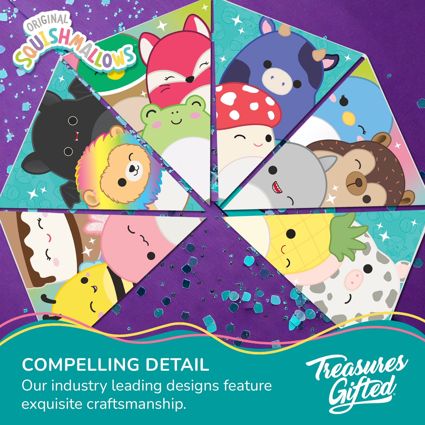 Squishmallows Birthday Banner Pennant - Squishmallows Party Decorations