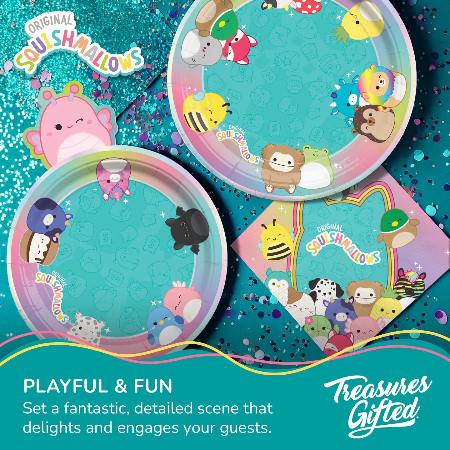 Squishmallows Napkins - Squishmallows Party Decorations