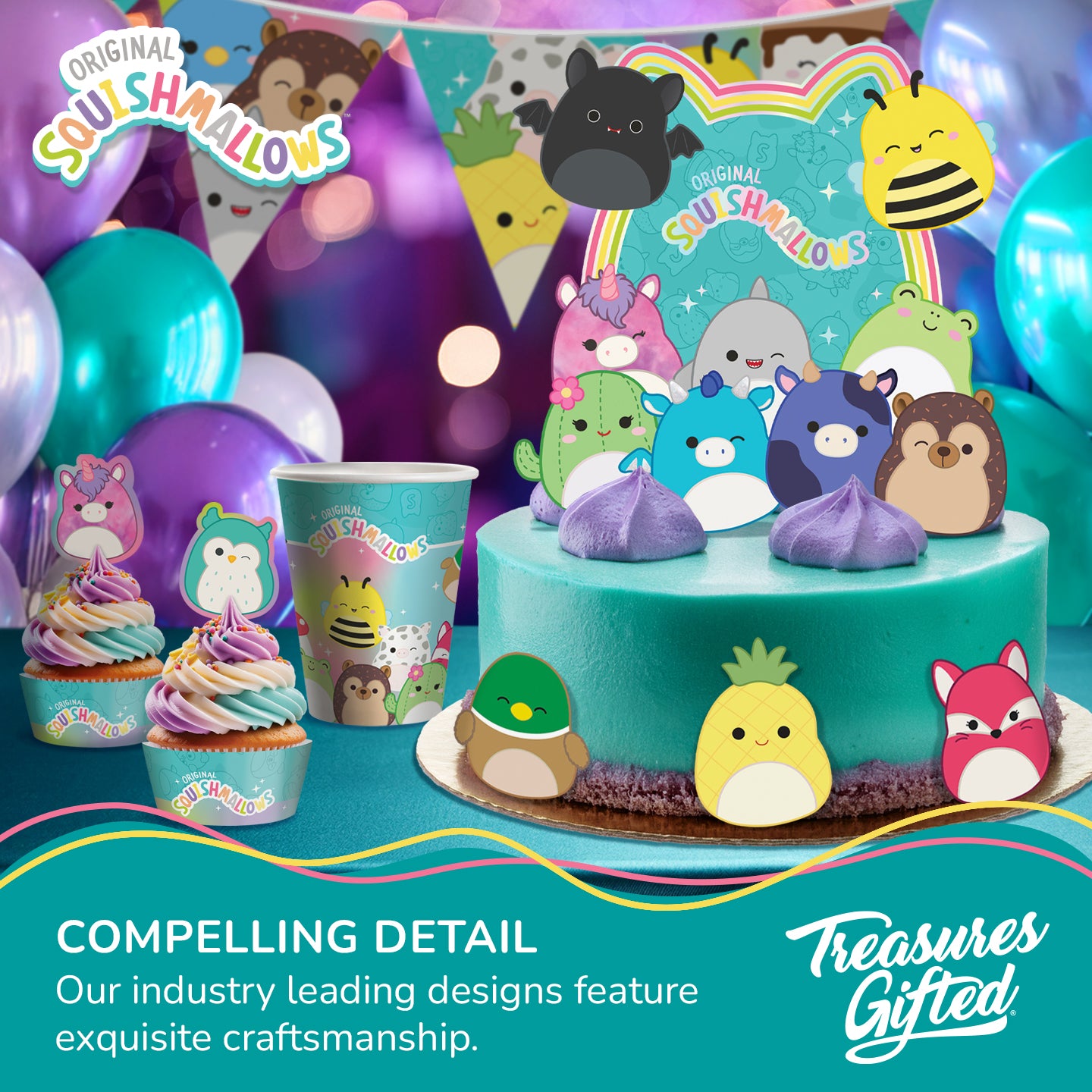 Squishmallows Cups - Squishmallows Party Decorations