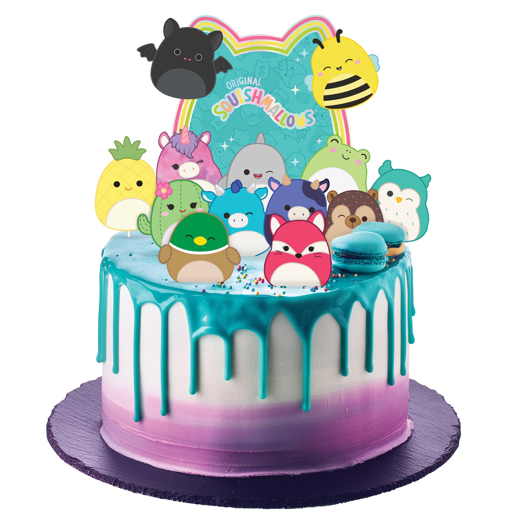 Squishmallows Cake Topper - Squishmallows Party Decorations