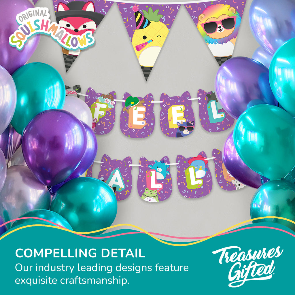 Club Squishmallows Banner - Club Squishmallows Party Decorations