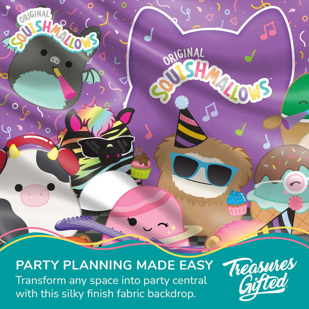 Club Squishmallows Backdrop - Club Squishmallows Party Decorations