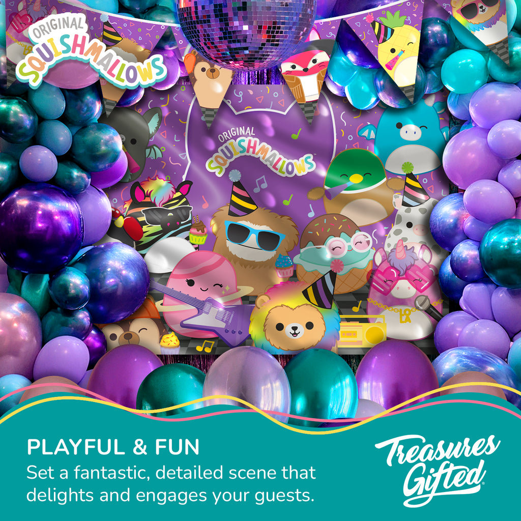Club Squishmallows Backdrop - Club Squishmallows Party Decorations