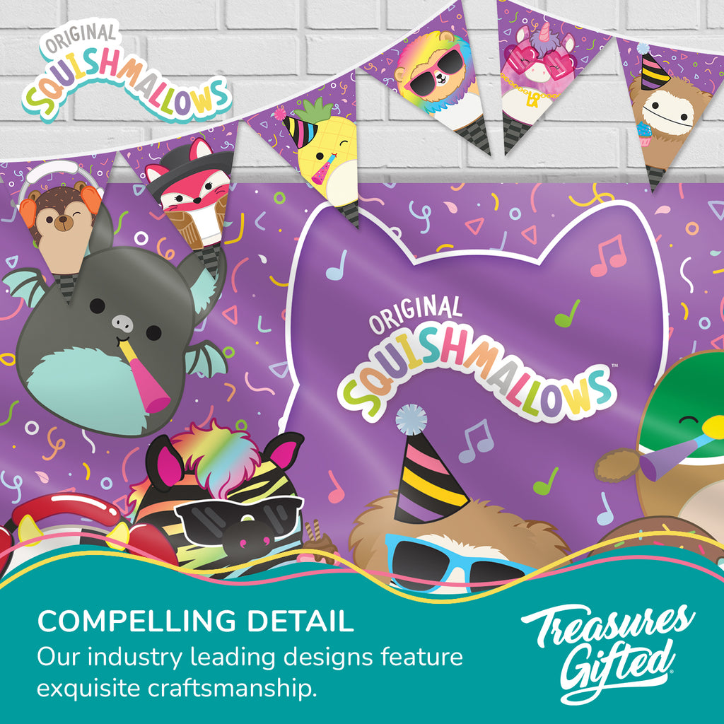 Club Squishmallows Backdrop - Club Squishmallows Party Decorations