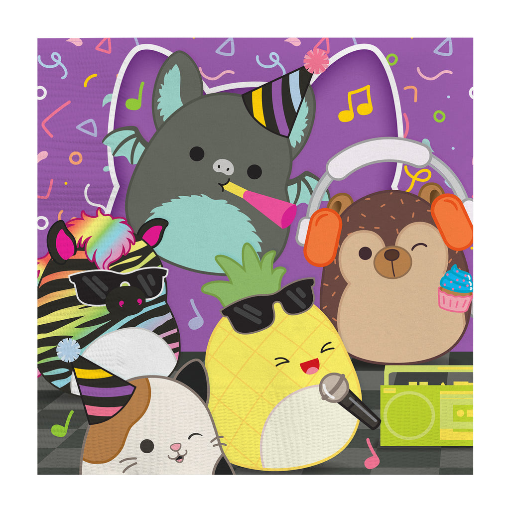 Club Squishmallows Napkins - Club Squishmallows Party Decorations