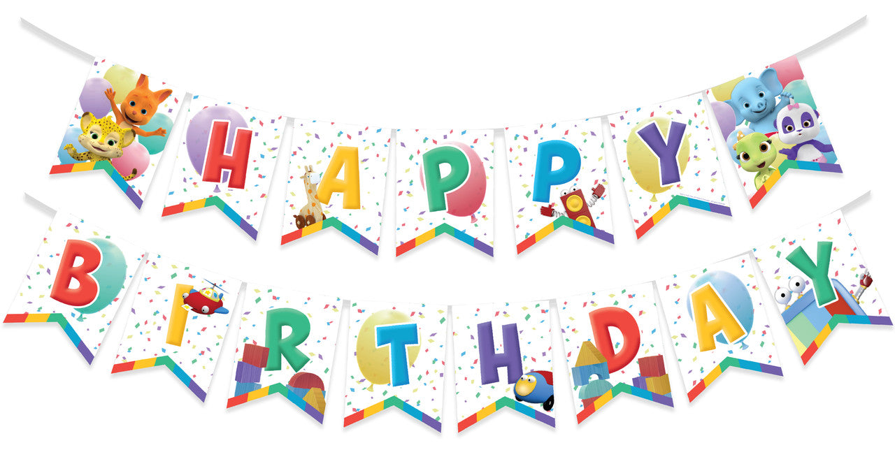 Word Party Banner - Word Party Birthday Supplies