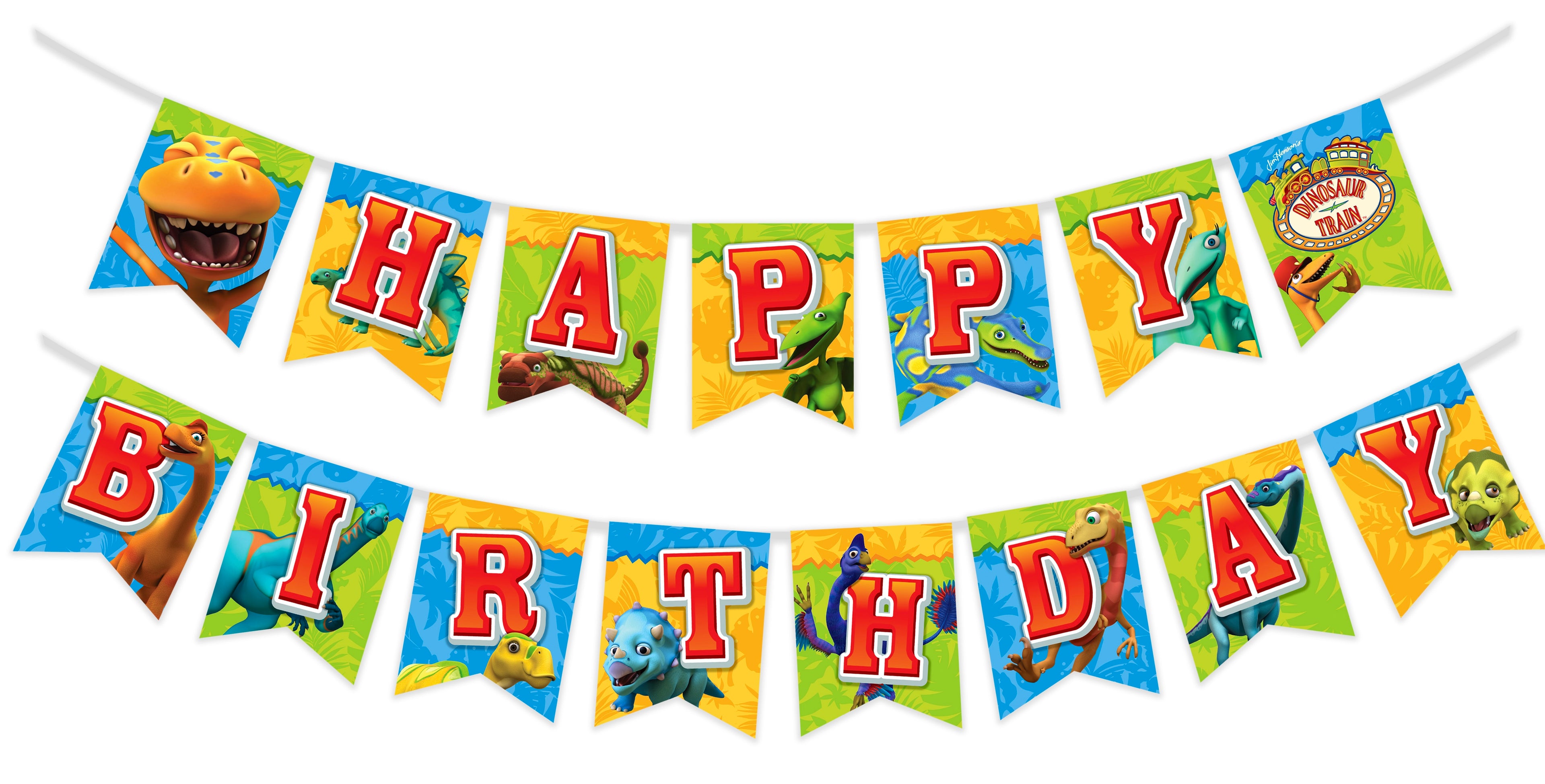 Dinosaur Train Birthday Banner - Dinosaur Train Party Supplies