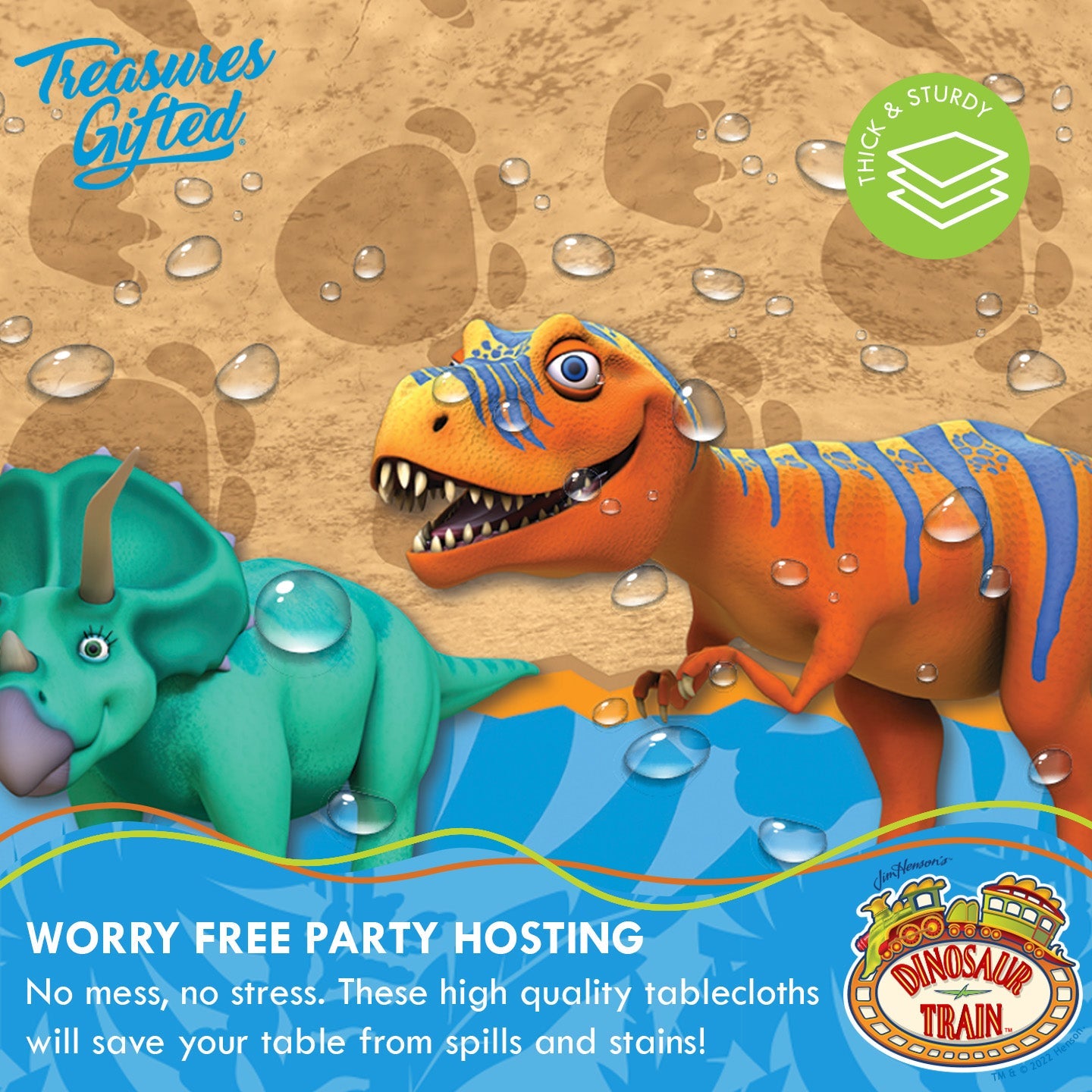 Dinosaur Train Tablecloth - Dinosaur Train Party Supplies