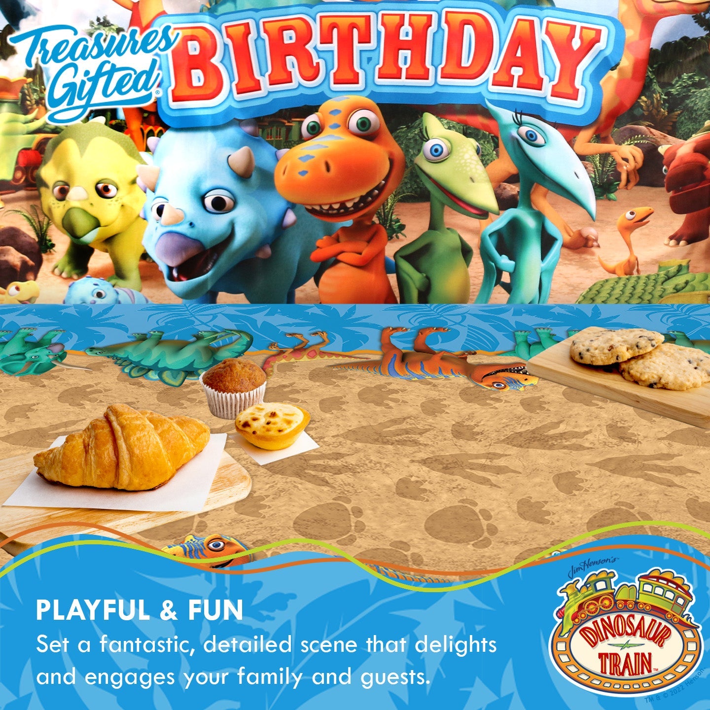 Dinosaur Train Tablecloth - Dinosaur Train Party Supplies