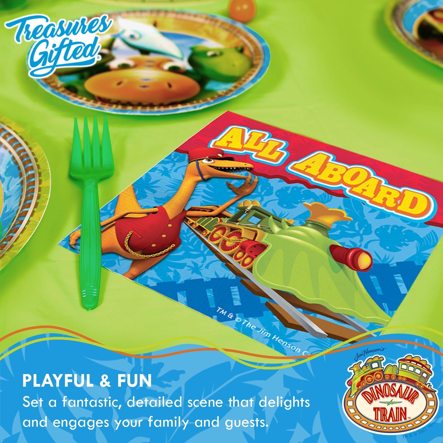 Dinosaur Train Napkins - Dinosaur Train Party Supplies