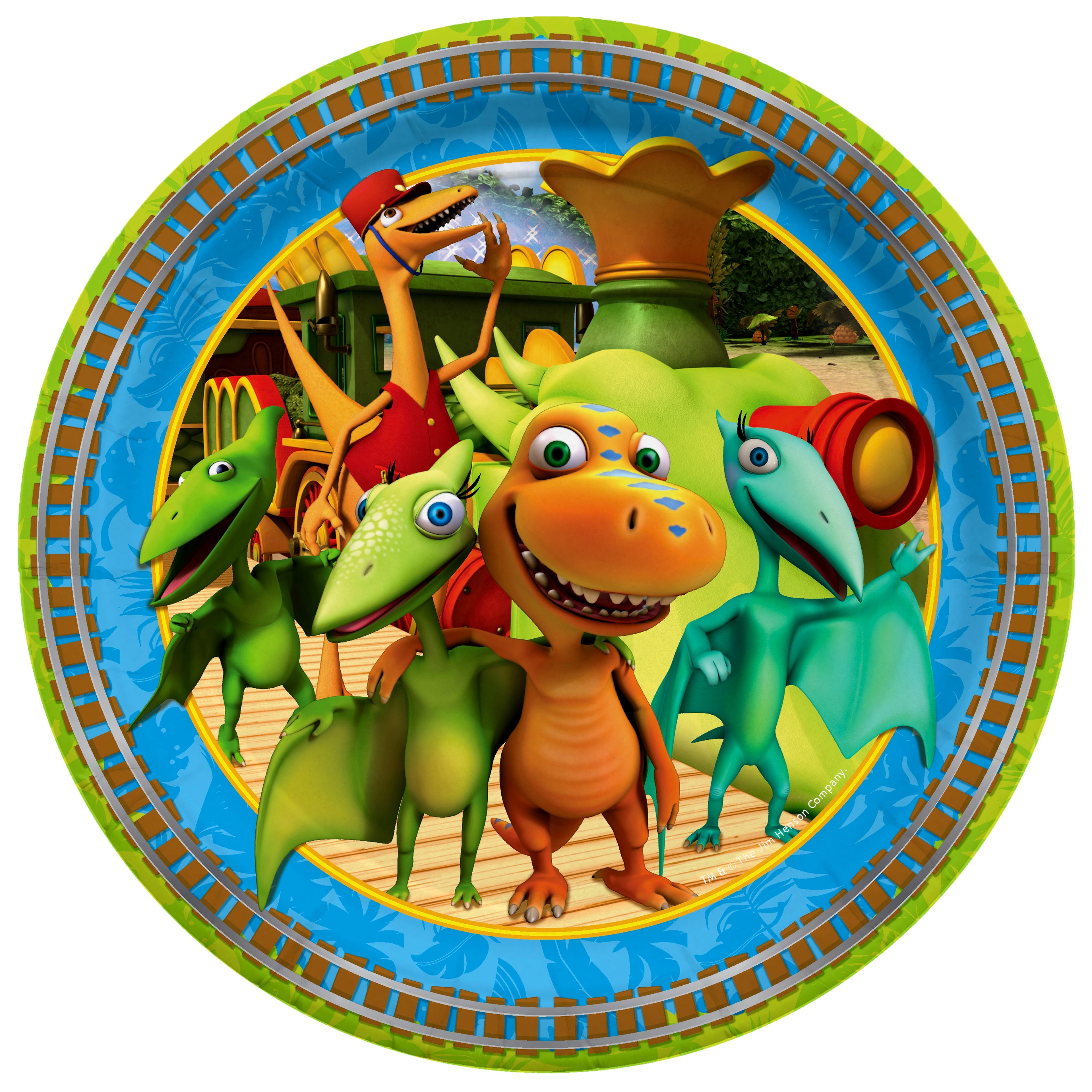 Dinosaur Train Plates 9in - Dinosaur Train Party Supplies