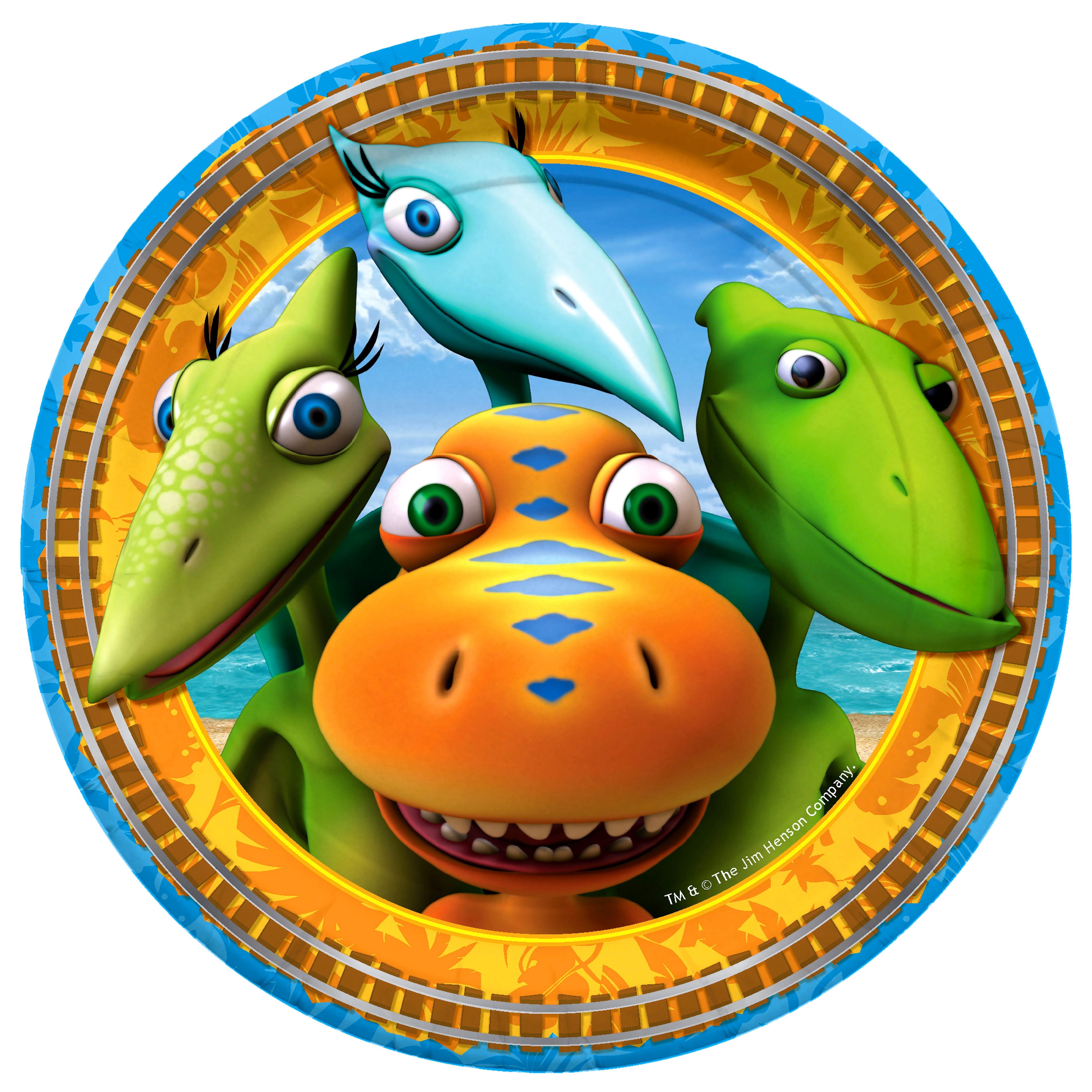 Dinosaur Train Plates 7in - Dinosaur Train Party Supplies