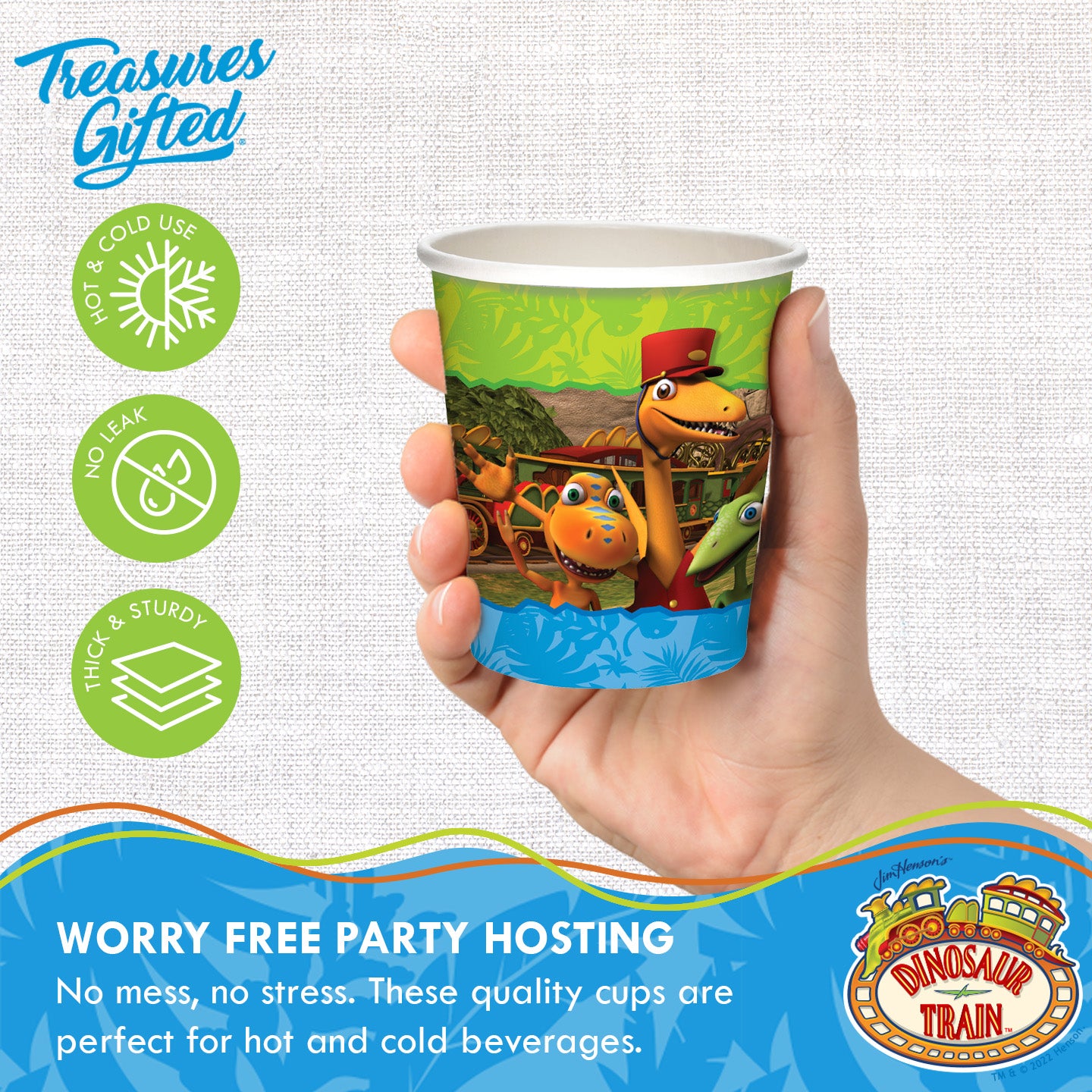 Dinosaur Train Cups - Dinosaur Train Party Supplies