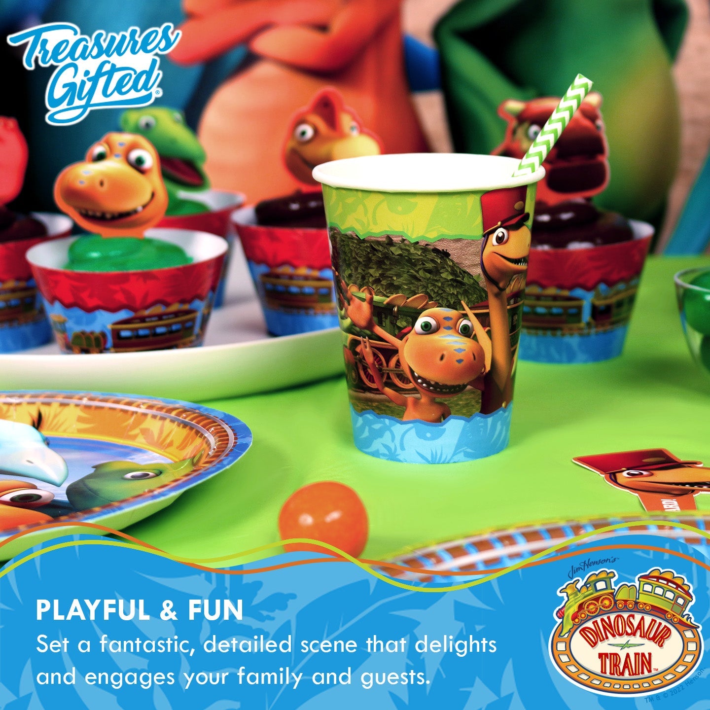 Dinosaur Train Cups - Dinosaur Train Party Supplies