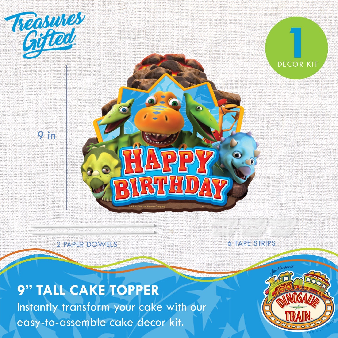 Dinosaur Train Cake Topper - Dinosaur Train Party Supplies