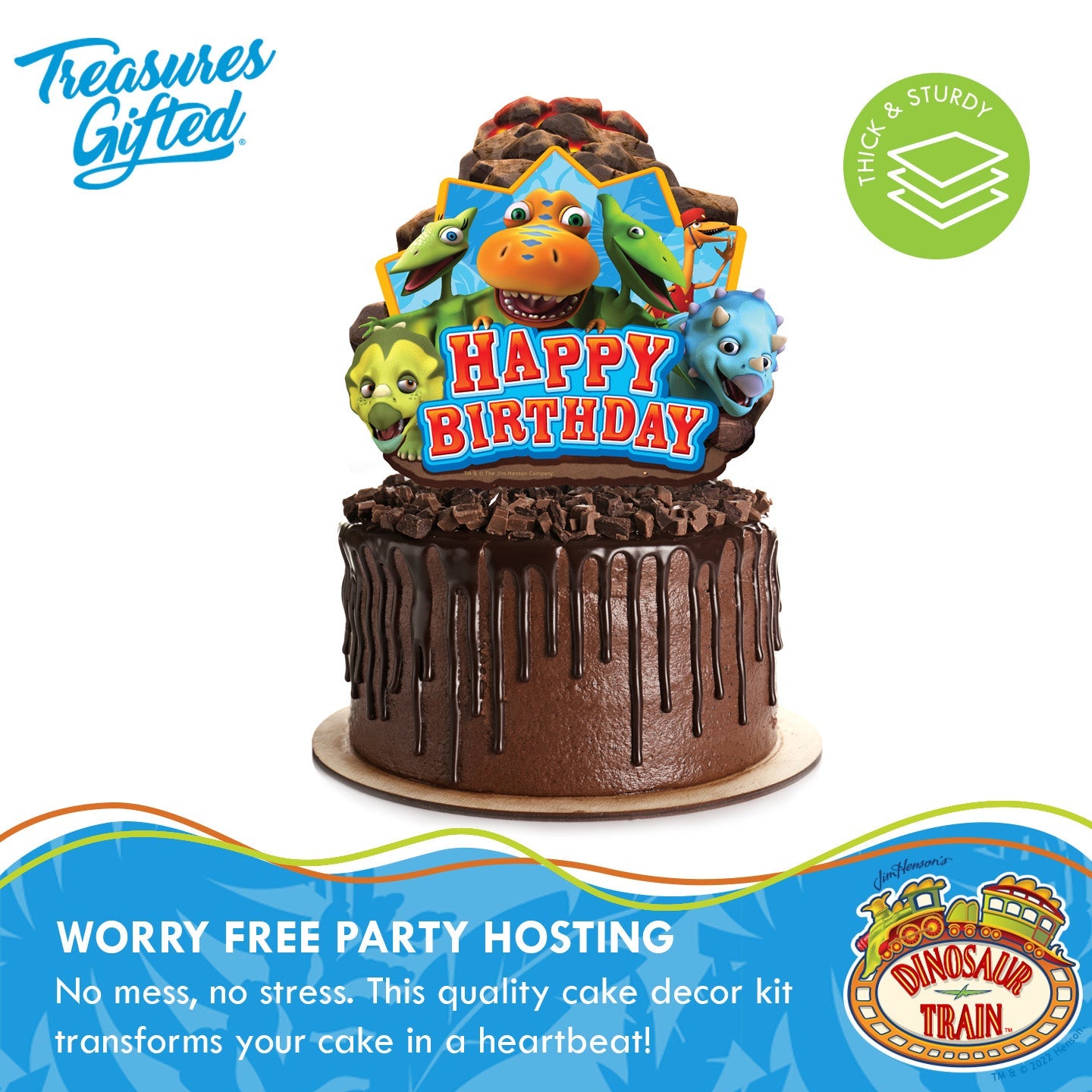 Dinosaur Train Cake Topper - Dinosaur Train Party Supplies