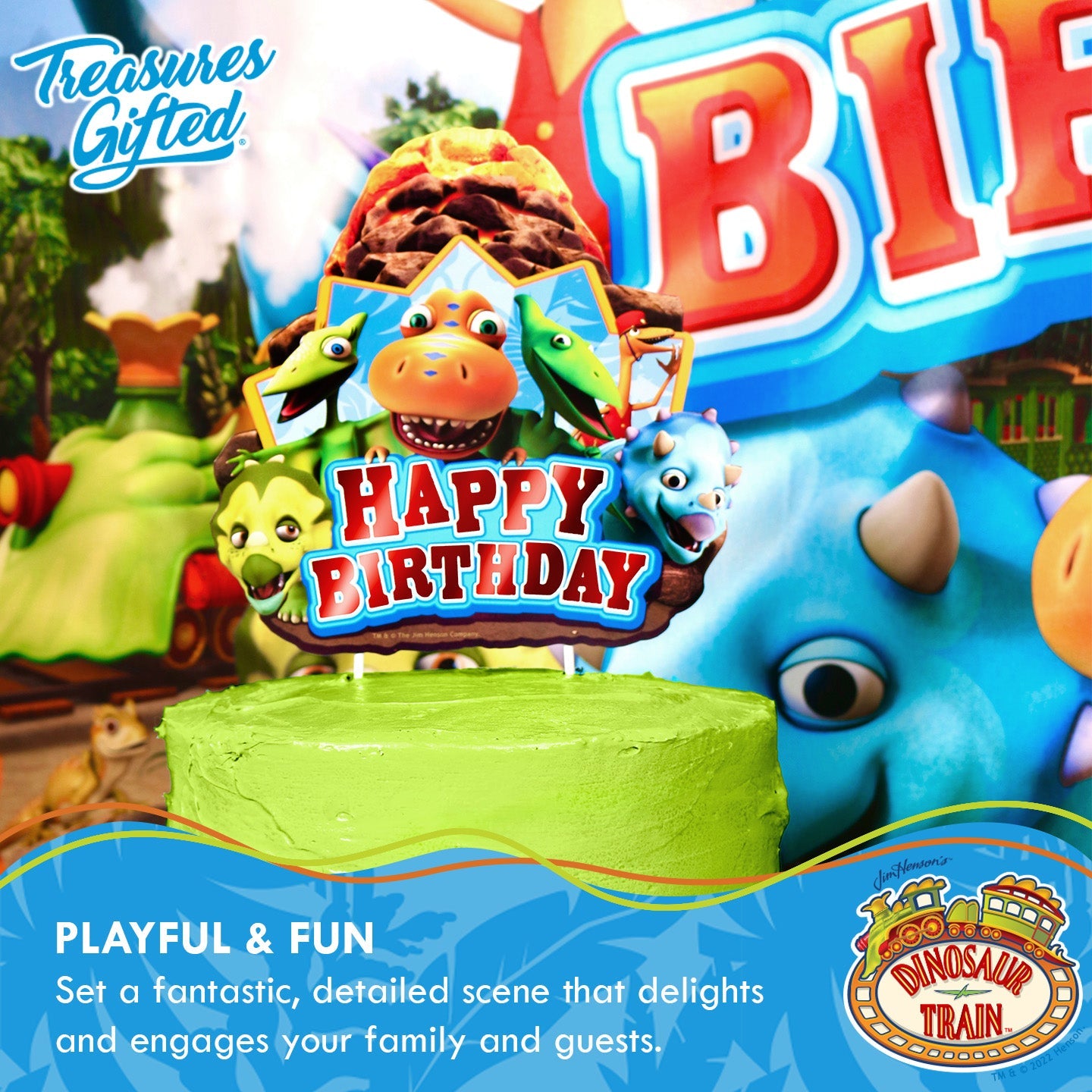 Dinosaur Train Cake Topper - Dinosaur Train Party Supplies