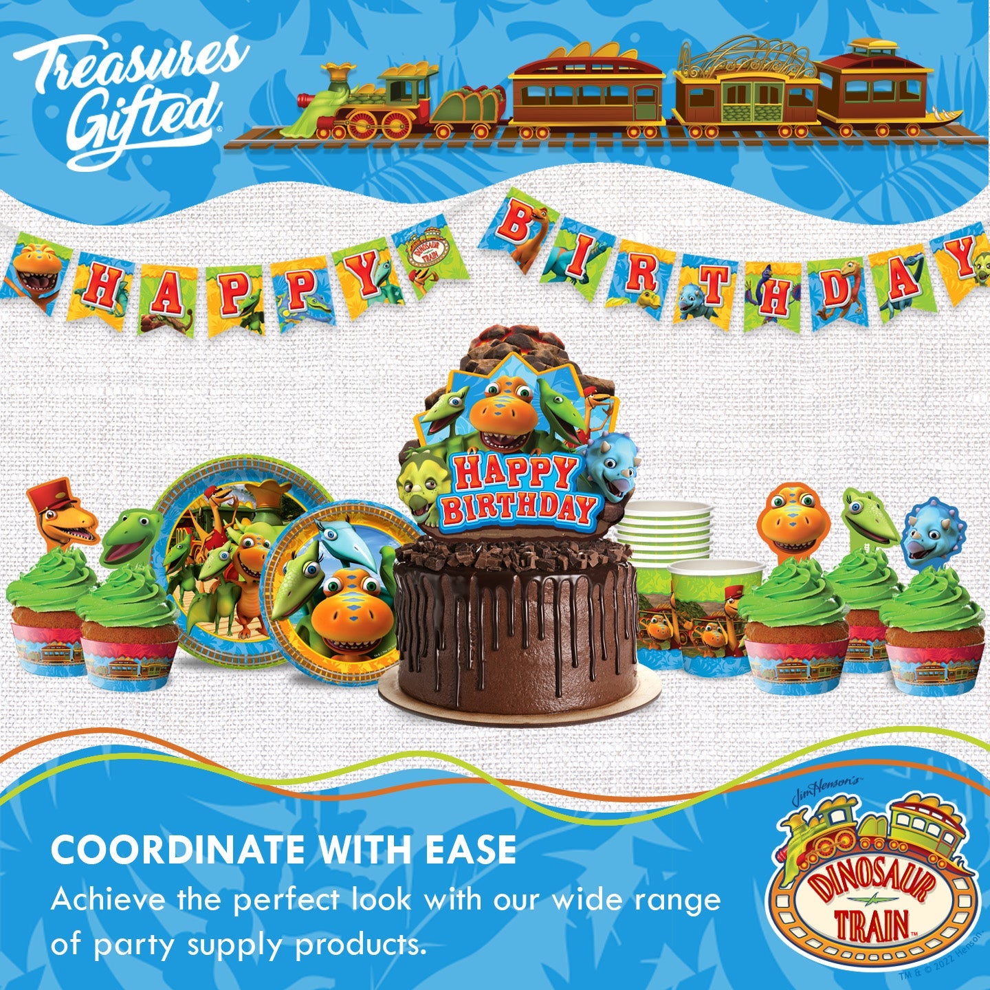 Dinosaur Train Cake Topper - Dinosaur Train Party Supplies