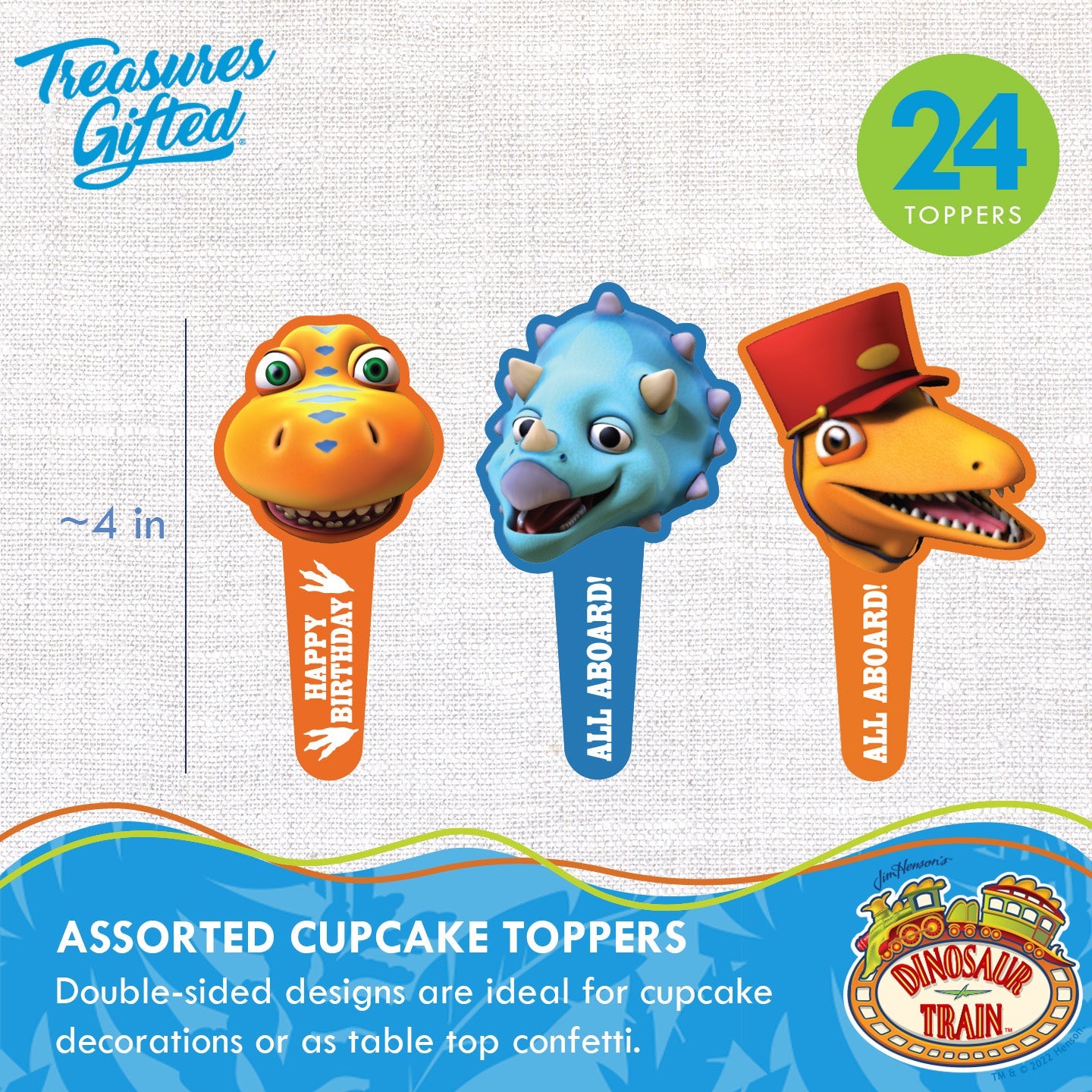 Dinosaur Train Cupcake Toppers & Dinosaur Train Cupcake Wrappers