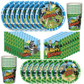 Wild Kratts Birthday Party Supplies Tableware Classic Set for 24 Guests