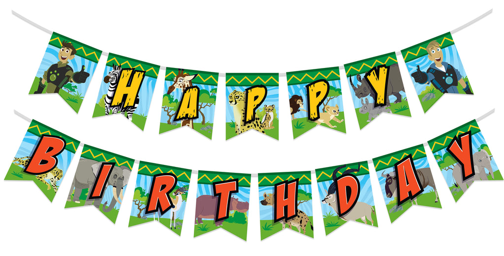 Wild Kratts Birthday Banner - Wild Kratts Party Supplies