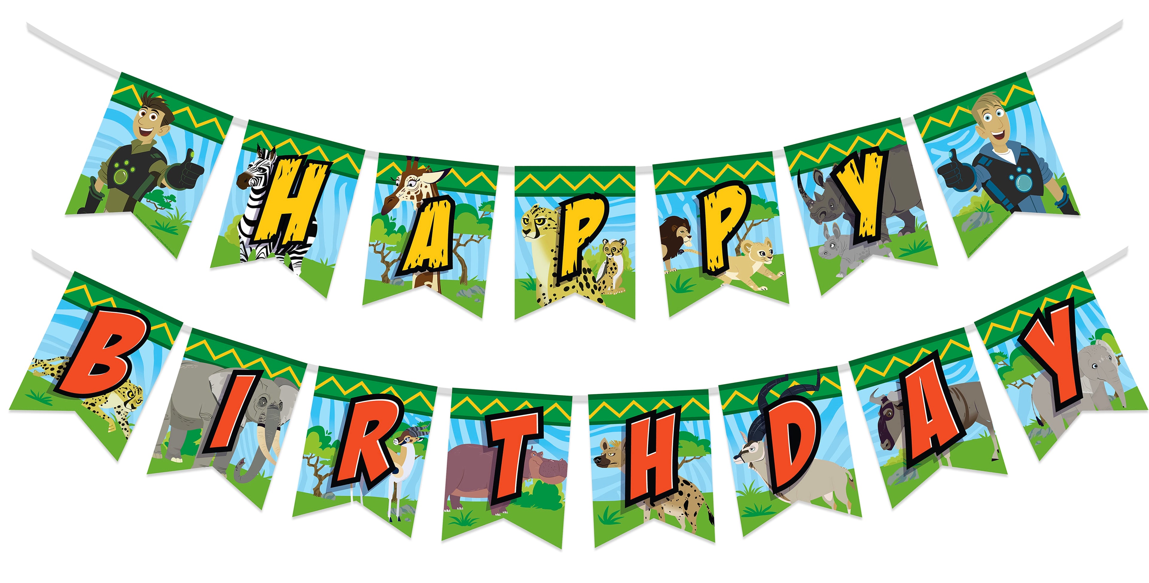 Wild Kratts Birthday Banner - Wild Kratts Party Supplies
