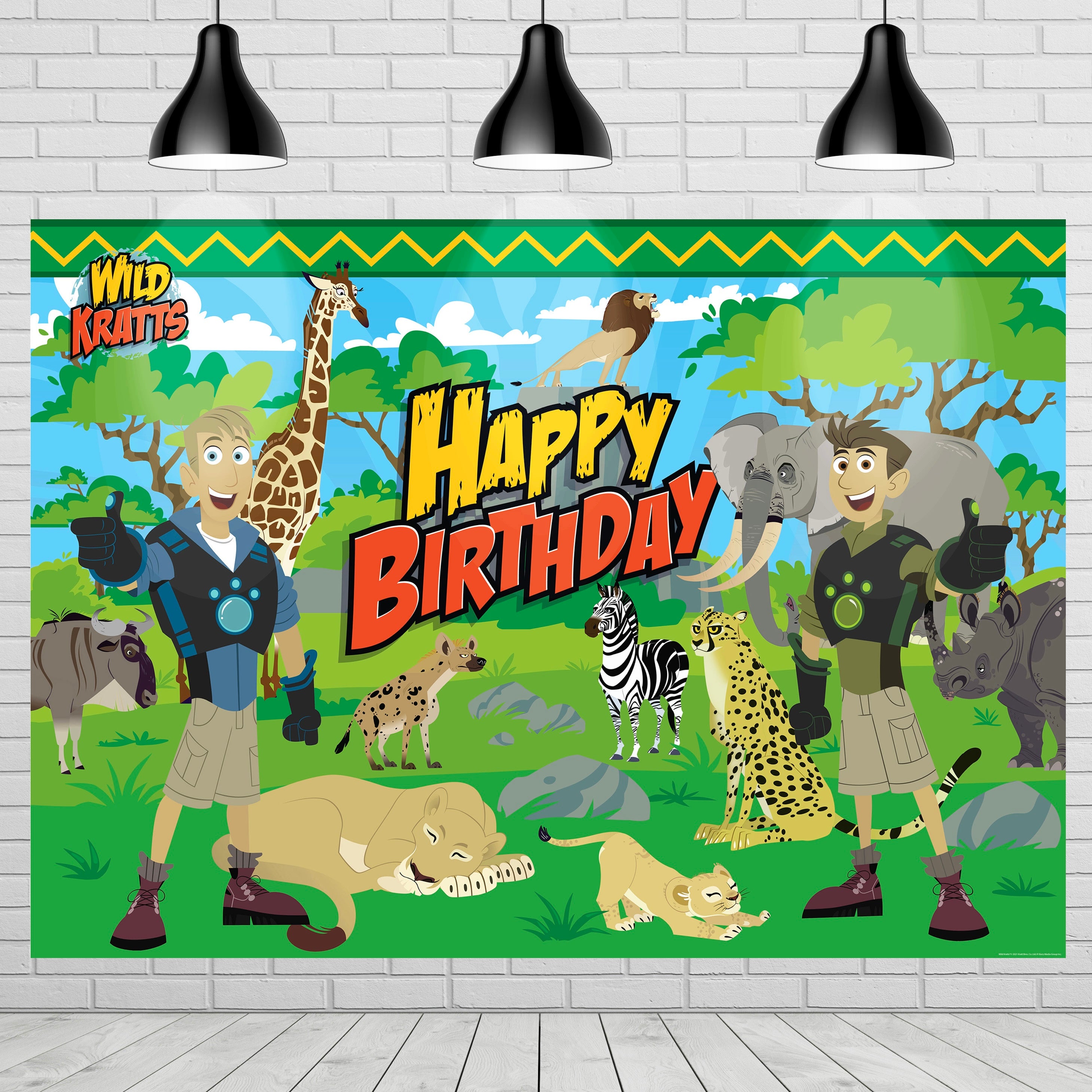 Wild Kratts Backdrop - Wild Kratts Party Supplies