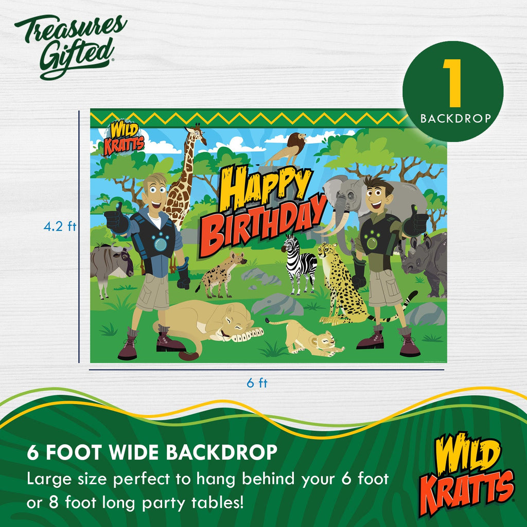 Wild Kratts Backdrop - Wild Kratts Party Supplies
