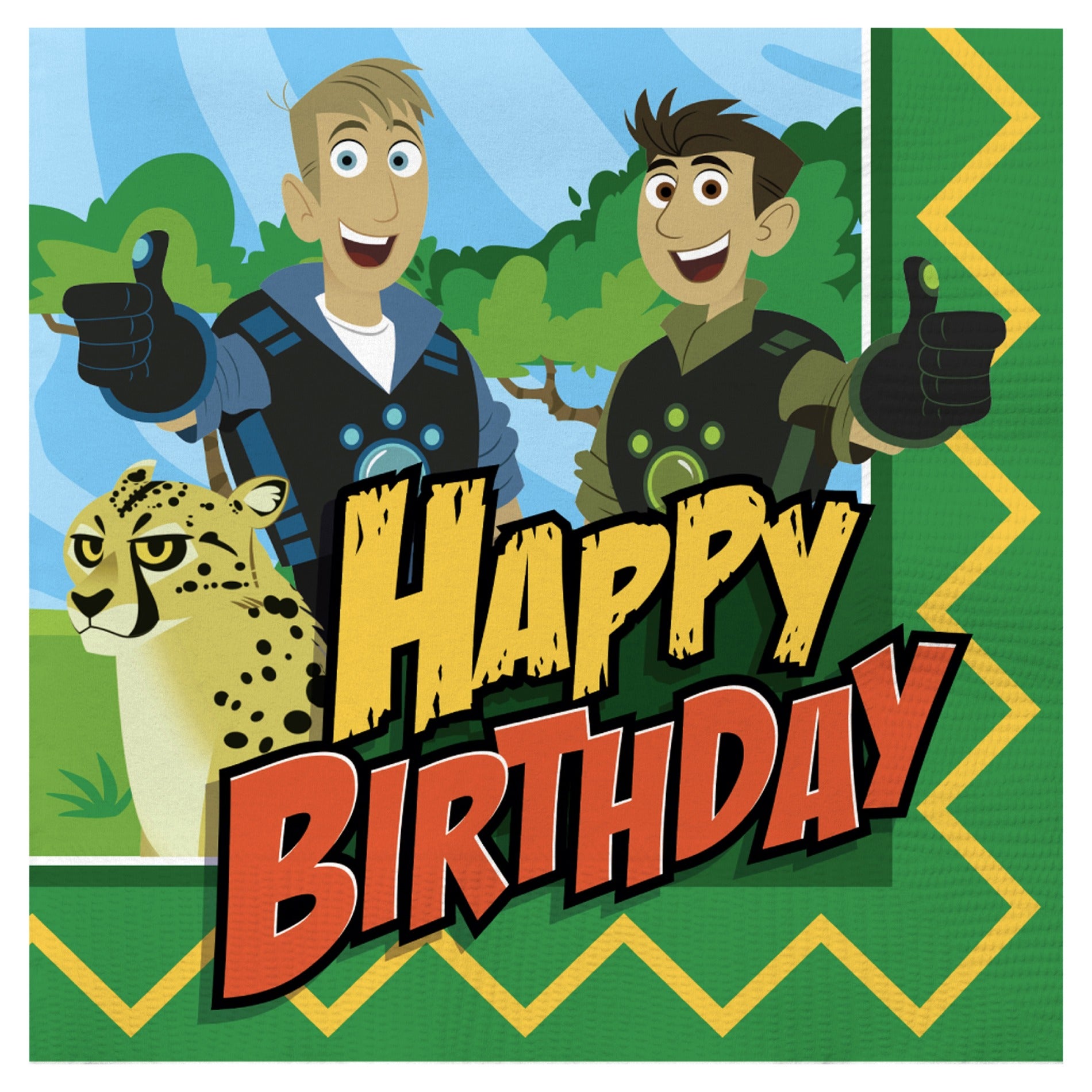 Wild Kratts Napkins - Wild Kratts Party Supplies