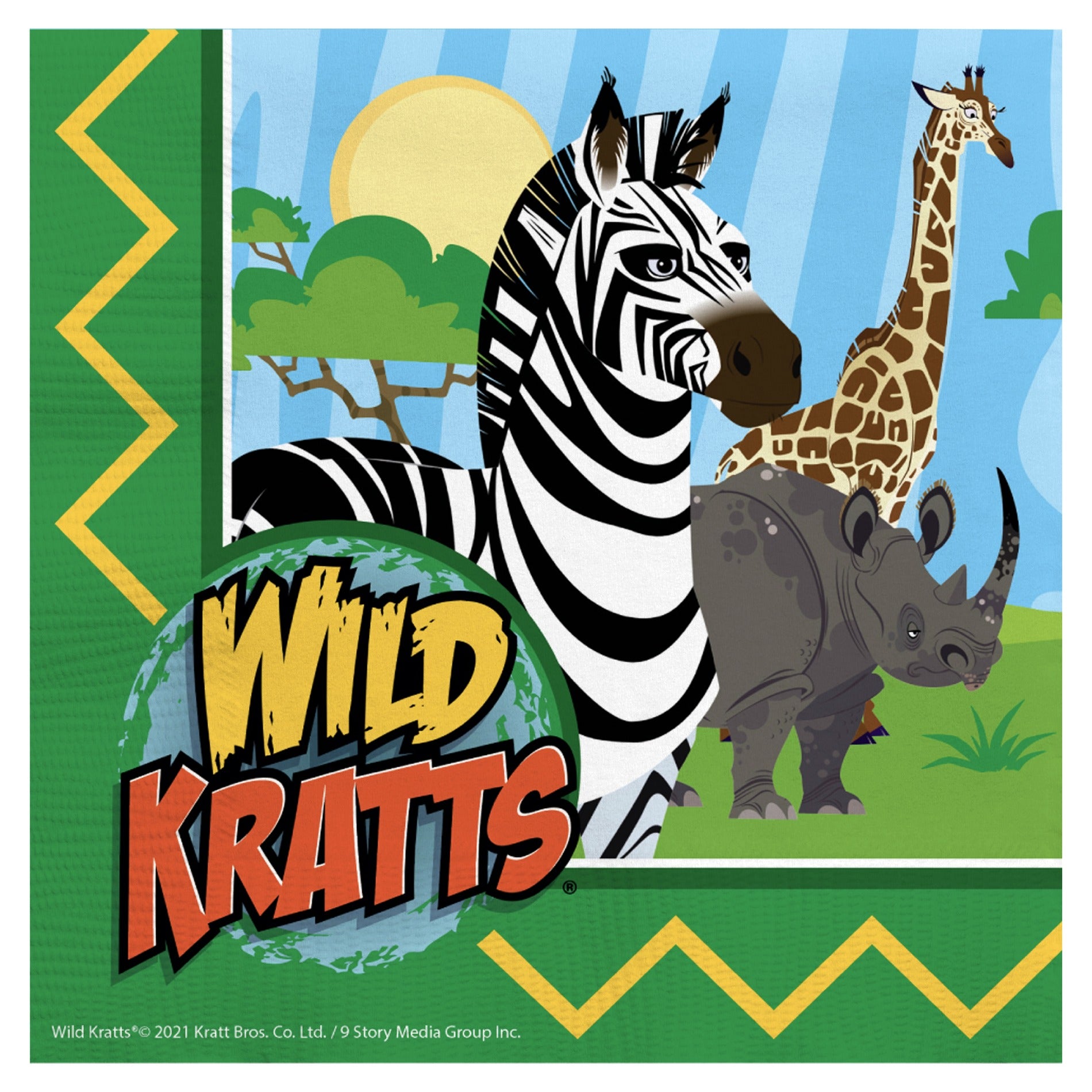 Wild Kratts Napkins - Wild Kratts Party Supplies