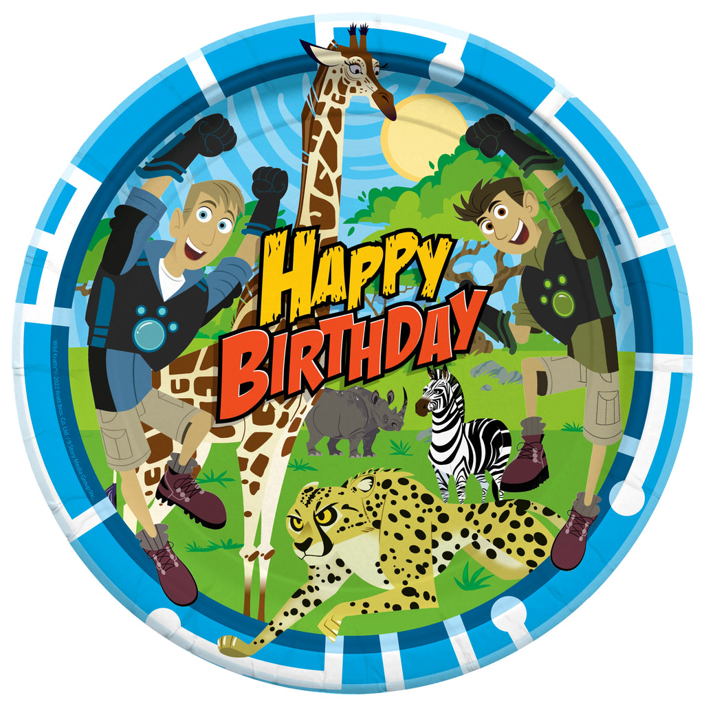 Wild Kratts Plates 9in - Wild Kratts Party Supplies