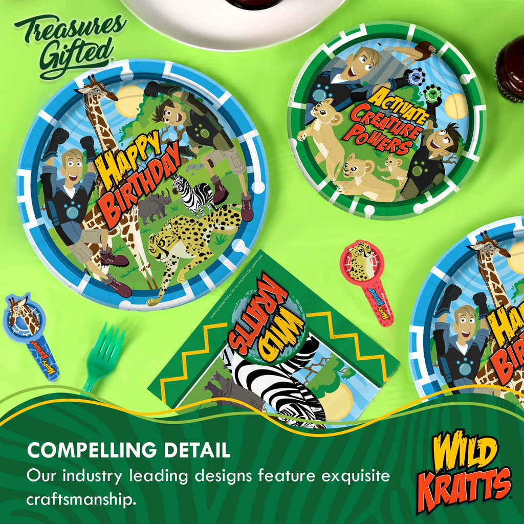 Wild Kratts Plates 9in - Wild Kratts Party Supplies