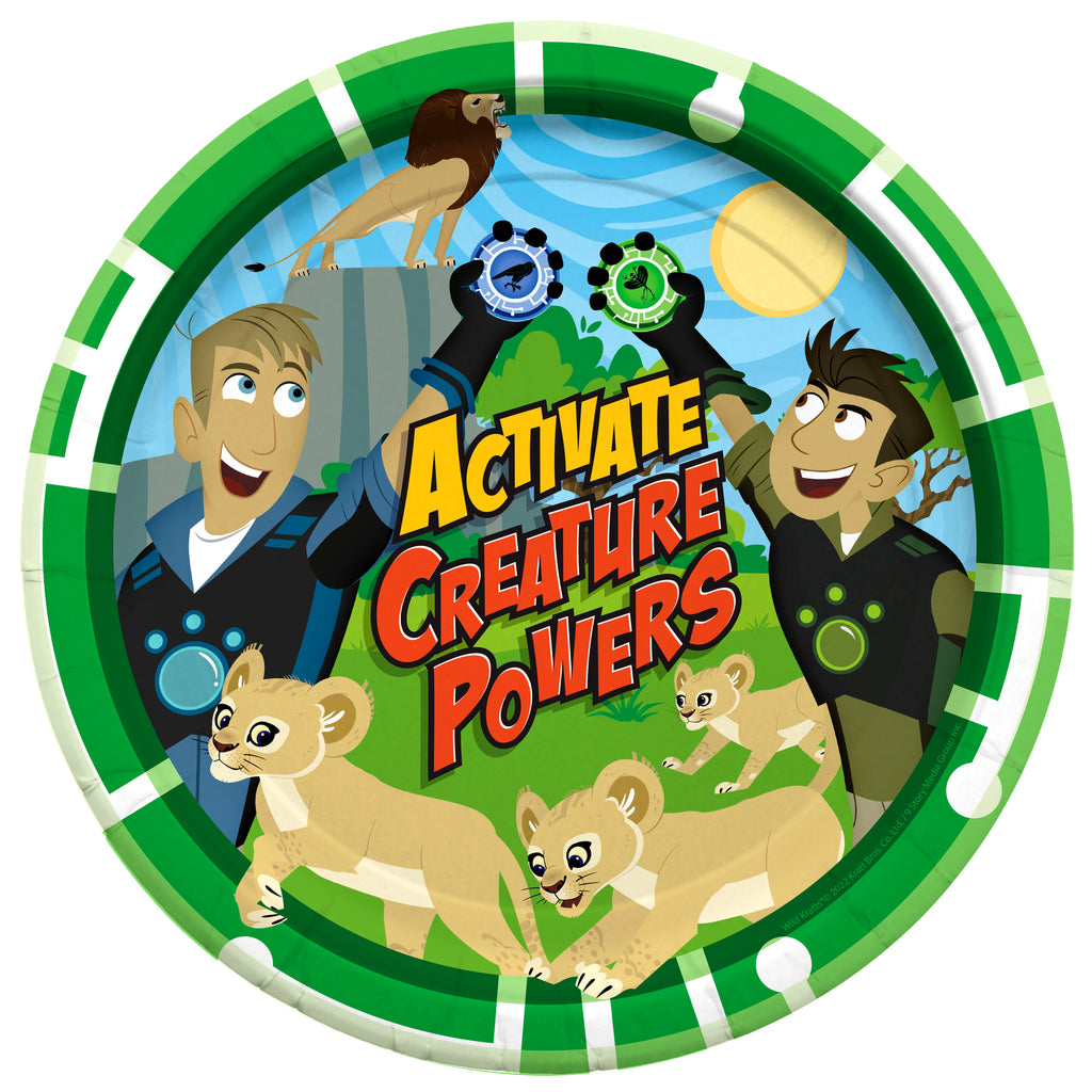 Wild Kratts Plates 7in - Wild Kratts Party Supplies