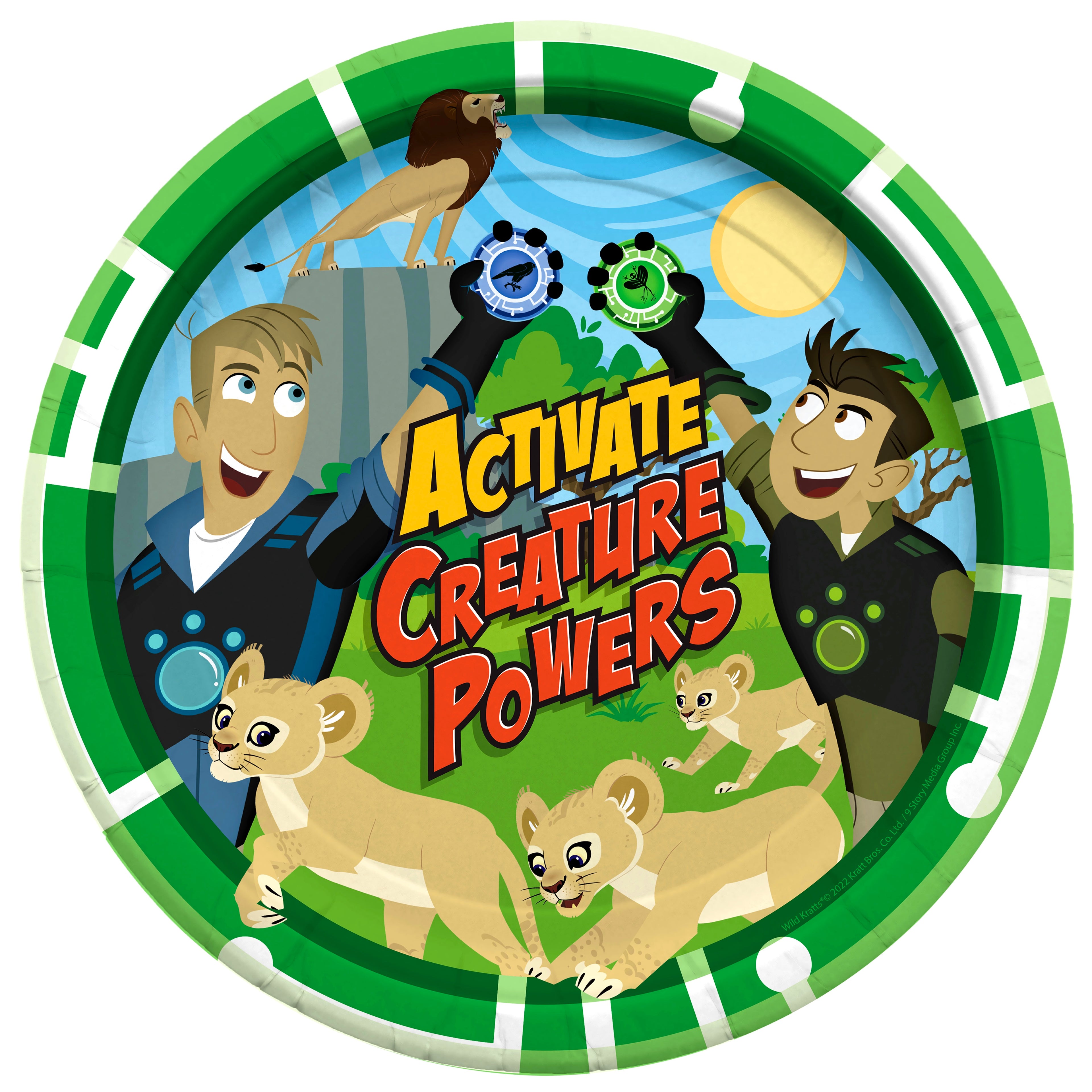 Wild Kratts Plates 7in - Wild Kratts Party Supplies