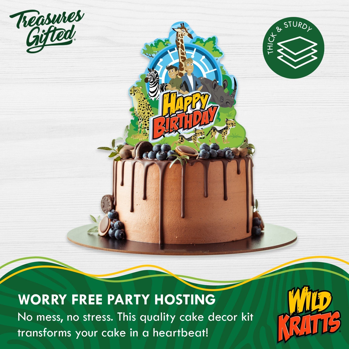Wild Kratts Cake Topper - Wild Kratts Party Supplies