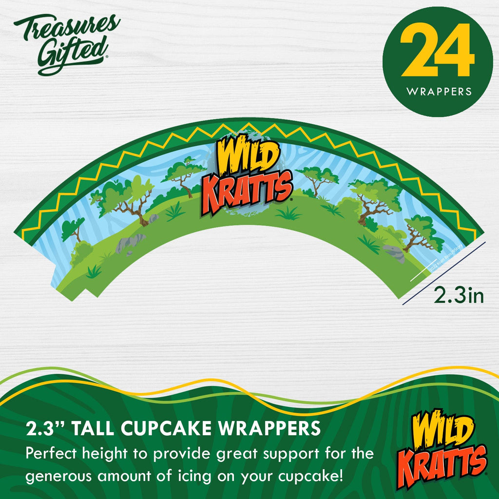 Wild Kratts Cupcake Toppers & Wild Kratts Cupcake Wrappers